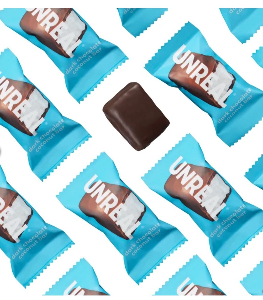 2 X Unreal Dark Chocolate Coconut Mini Bars 15.3 oz Each Pack
