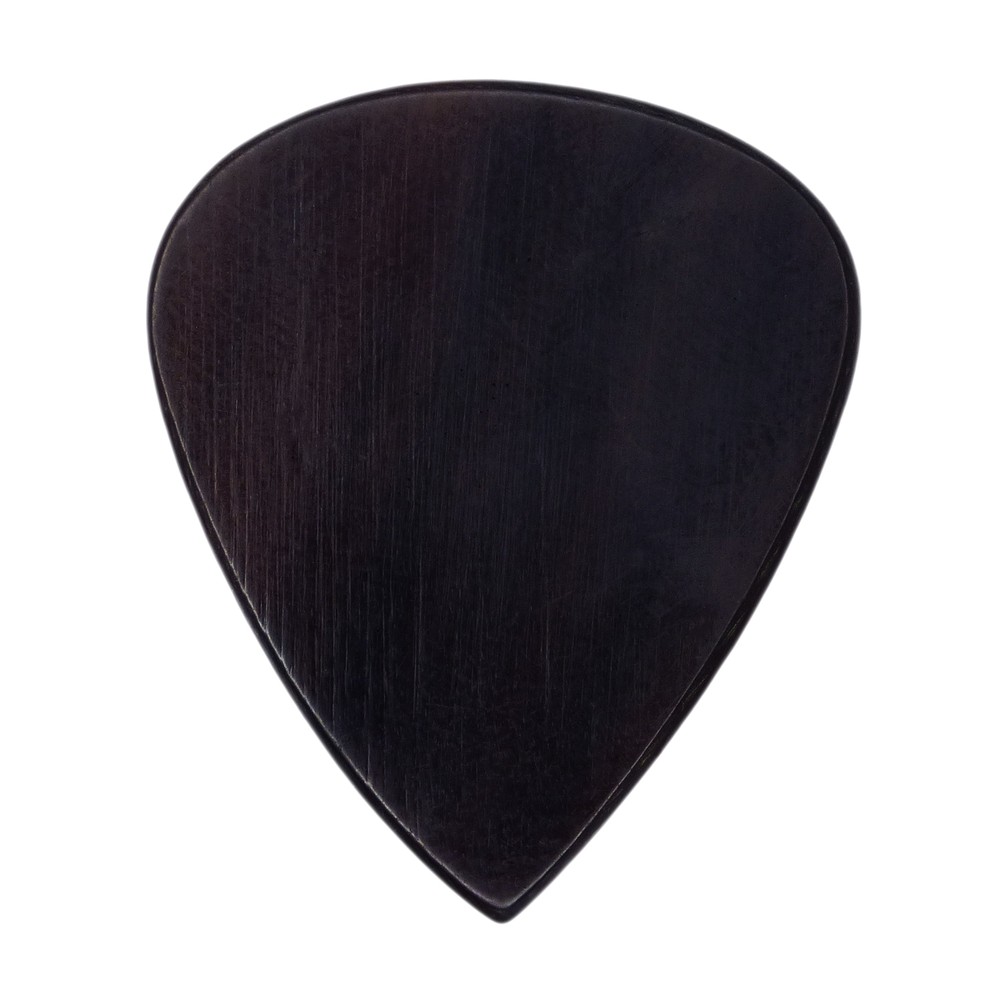 Black Buffalo Horn Guitar Pick - 1.5 mm - 351 Shape - Handmade Exotic Plectrum