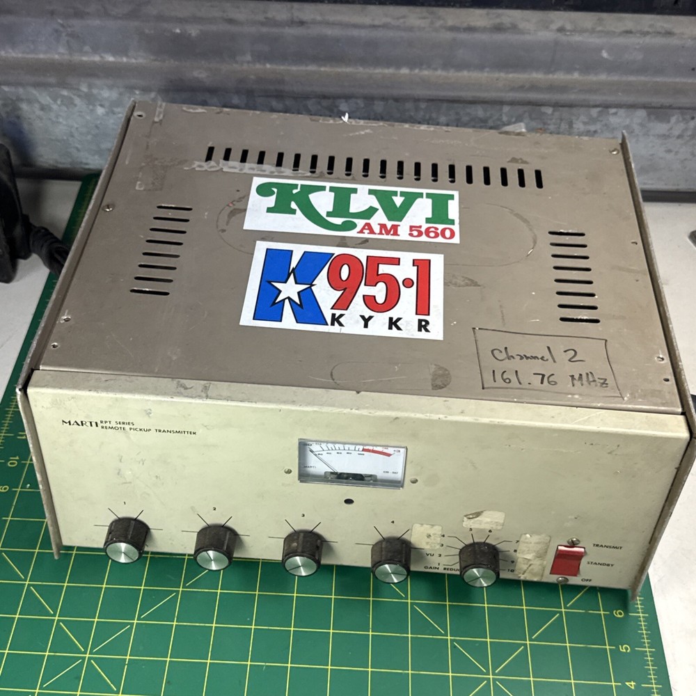 Marti RPT-40L Remote Pickup Transmitter As Is Untested Parts Or Repair