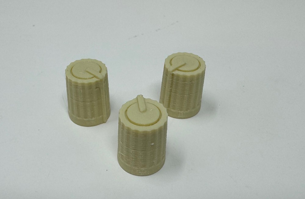 3 PCS Tektronix 366-2041-03 Knobs With Pointer 2465B, 2467B, 2445B, 2465A, 2467