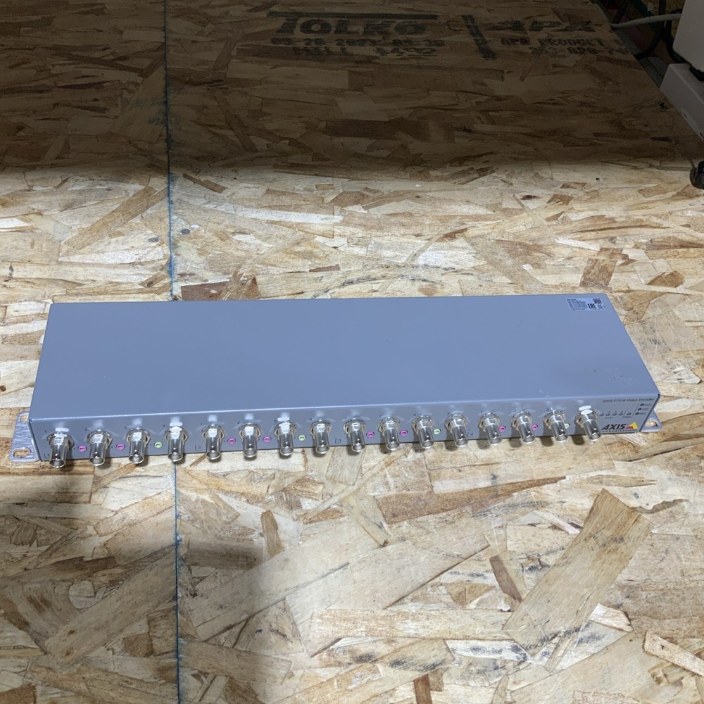 AXIS P7216 Video Encoder Sever 16 channels rack-mountable 0542-004 Two-way audio