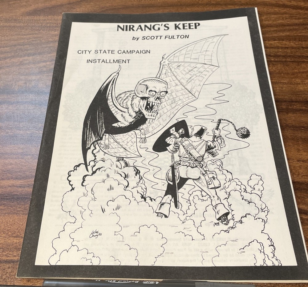 JUDGES GUILD MODULE, NIRANG'S KEEP ORIGINAL DUNGEONS DRAGONS EXCELLENT CONDITION