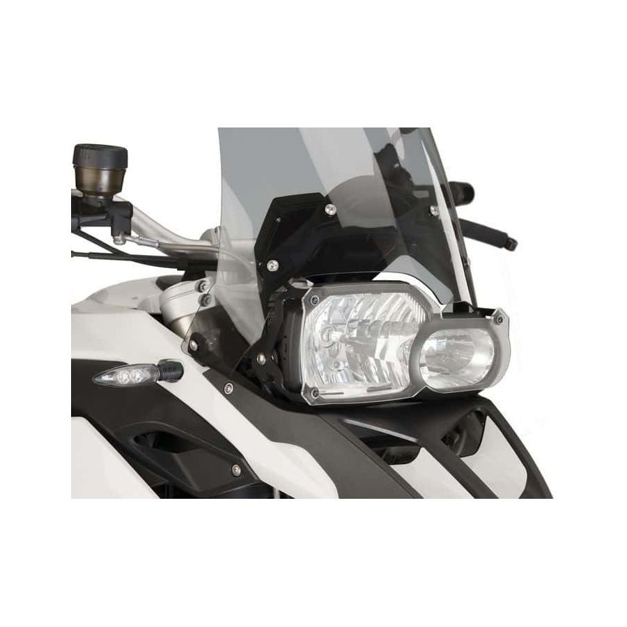 Puig Headlight Protector - Clear, Standard With Mount 8123W