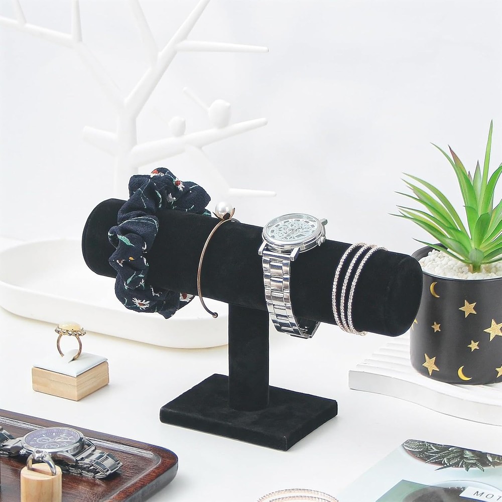 Bracelet Holder Stand, Detachable Display Set1, Black
