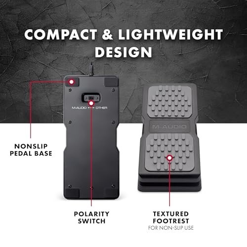 Universal Expression Pedal for Keyboards, MIDI Controllers & Guitar Effects - Ve