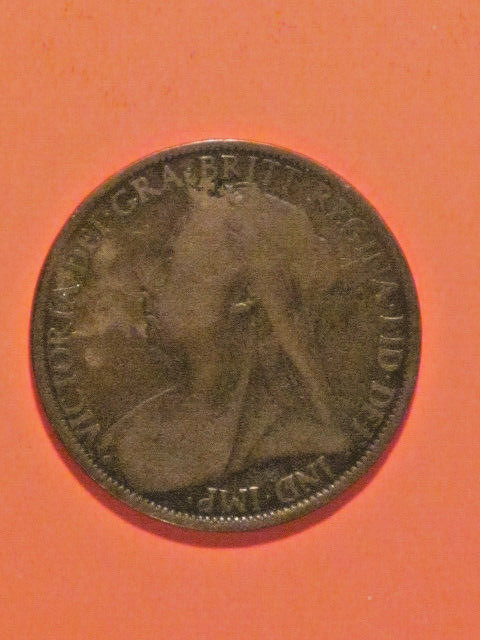1900 Penny - Great Britain - KM# 790 VG