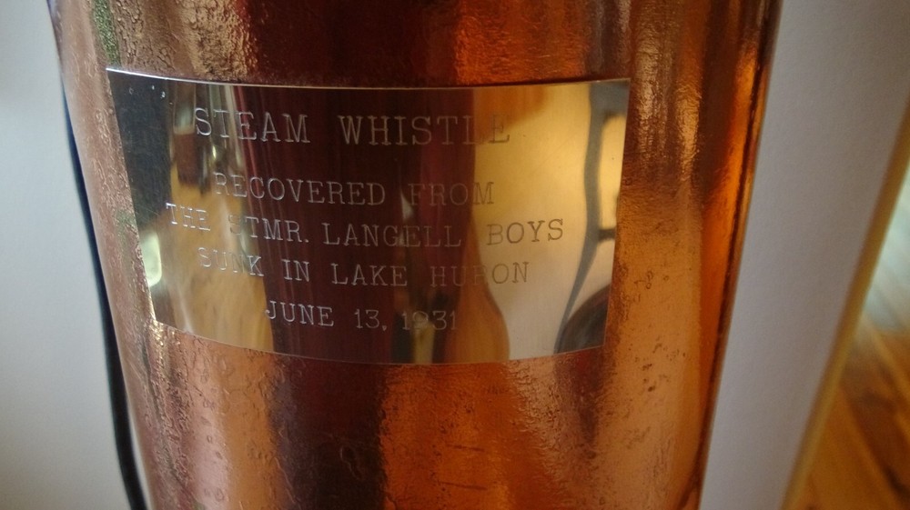 GREAT LAKES SHIPWRECK ARTIFACTS LANGELL BOYS