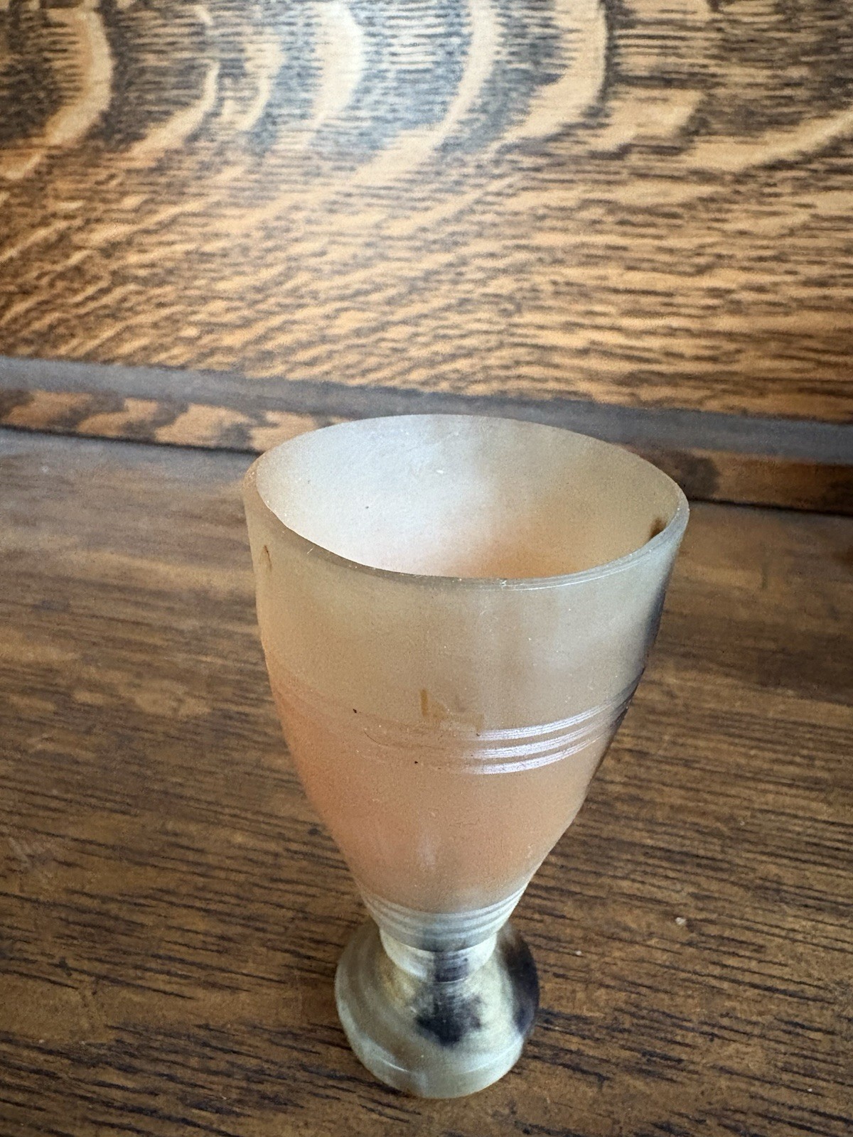 Natural Bovine Horn Mead Cordial Drinking Cups Set of Eight