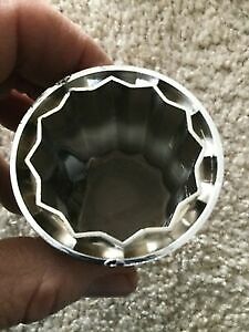 Chrome Plastic 1.5" Top Hat Lug Nut Cover