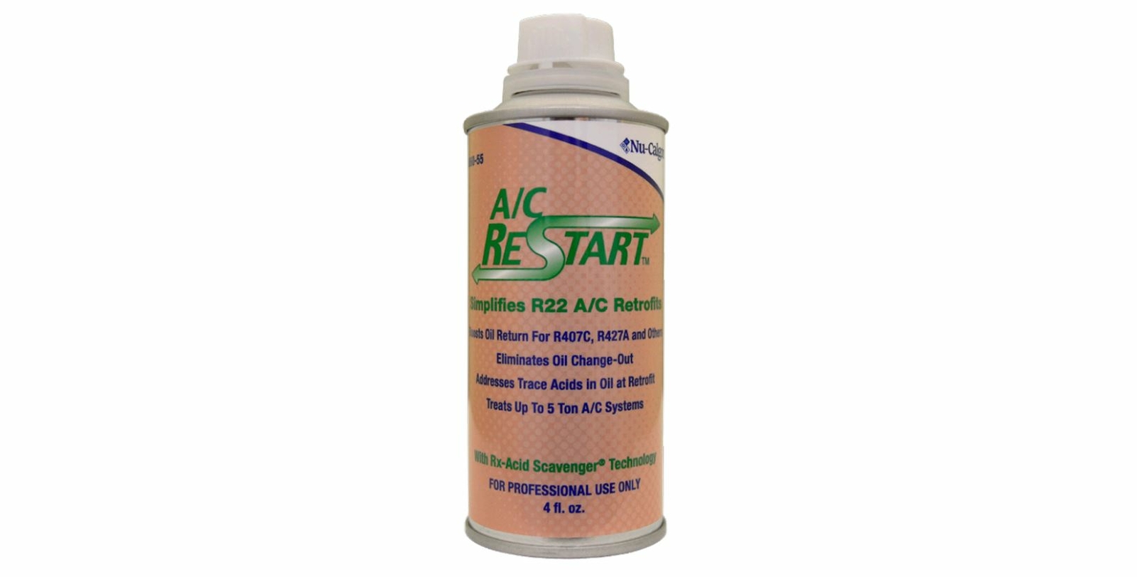 Nu Calgon 4060-55 A/C Restart 4 Fl Oz Can R22 Retrofit