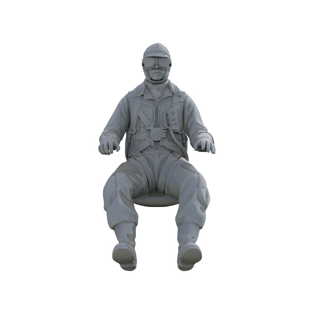 1/144 WWII Japan Pilot Type A
