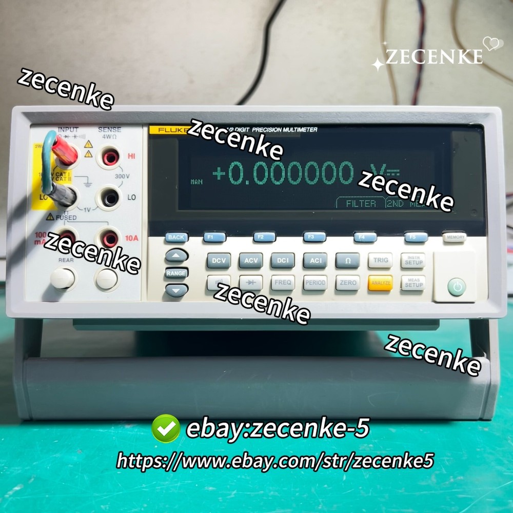 Fluke 8845A Digital Multimeter 6.5 Digit Precision Multimeter /Good function