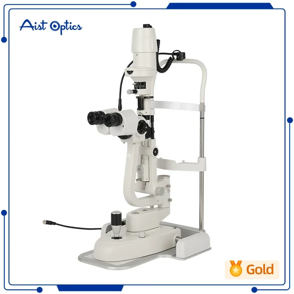5x magnification ophthalmic slit lamp optometry microscope with LED illumination