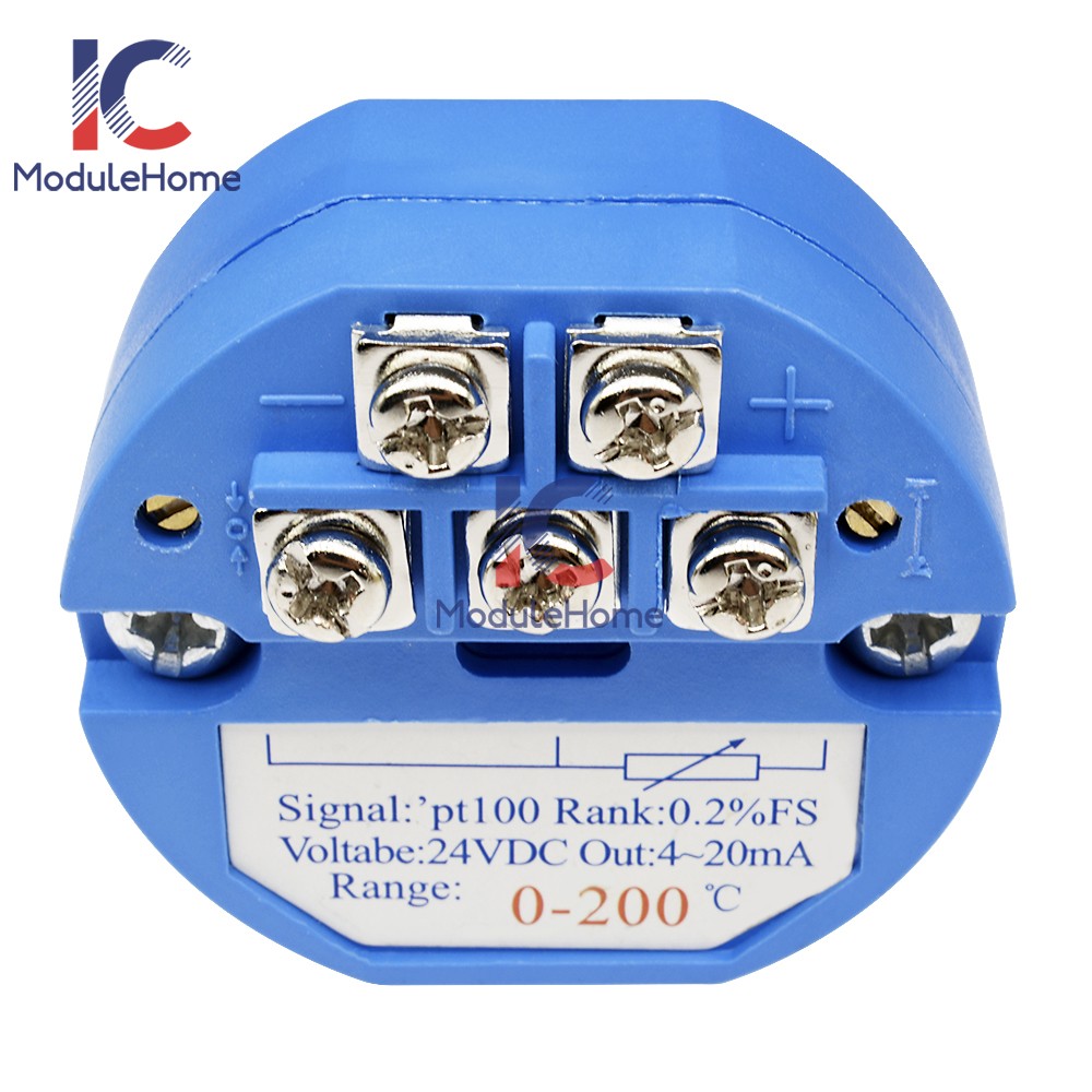 10pcs PT100 4-20MA 0-10V Temperature Sensor Transmitter Module