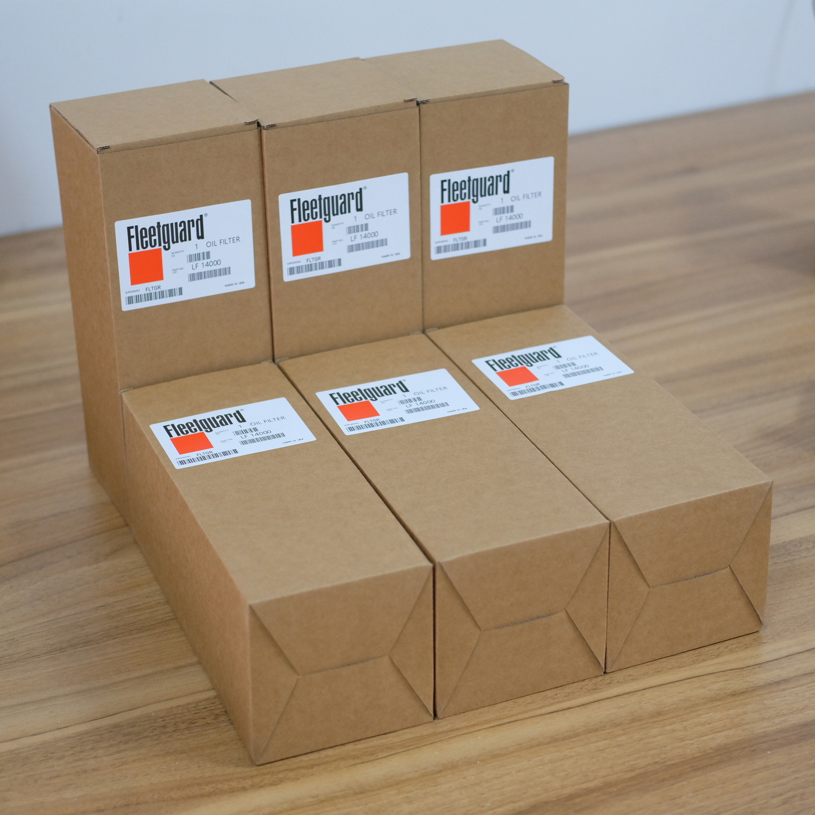 6 Pack,For Fleetguard LF14000NN Oil Filter For Cummins ISX 4367100 USA