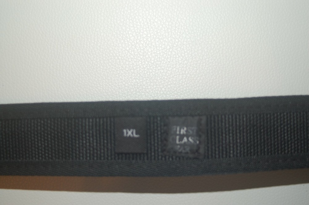 Hook/Loop Trouser/Inner Belt Black, Size Extra Large 44-48