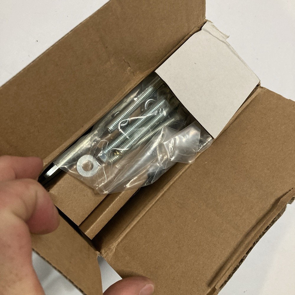 Ghost Controls MBK5DA Dual Gate Bracket Kit Hardware Replacement Set Silver