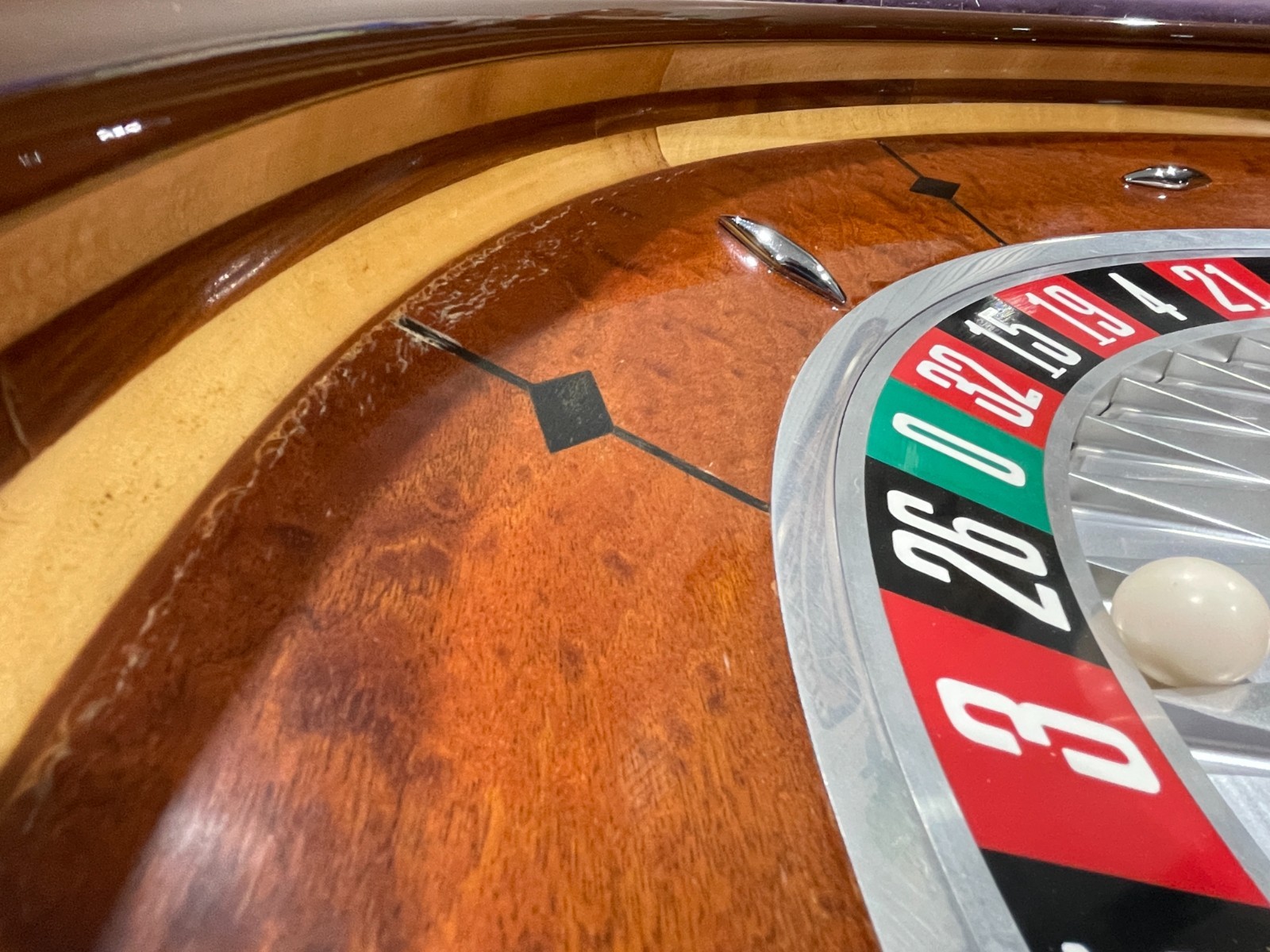 Roulette Saturn Wheel 32" Single 0 John Huxley (shipping-freight FREE) #12857