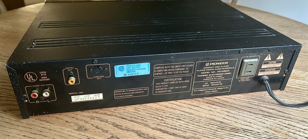 Pioneer PD-M90X 6 CD multi Player