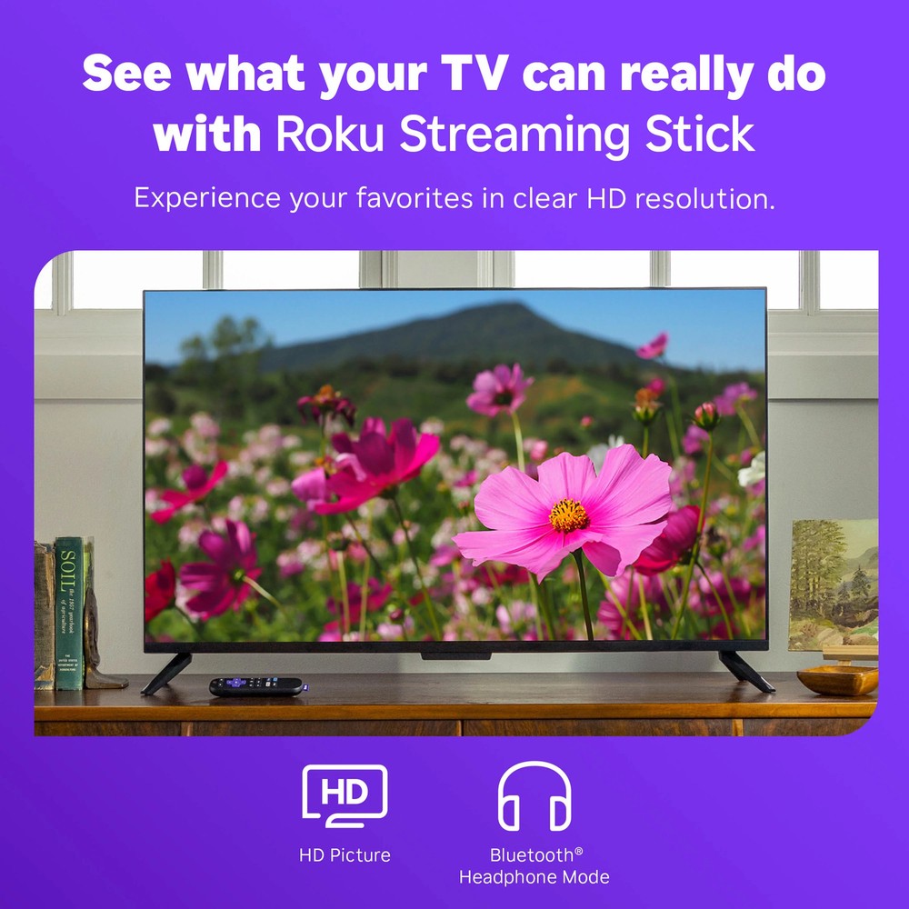 Streaming Stick HD Roku Device Voice Remote