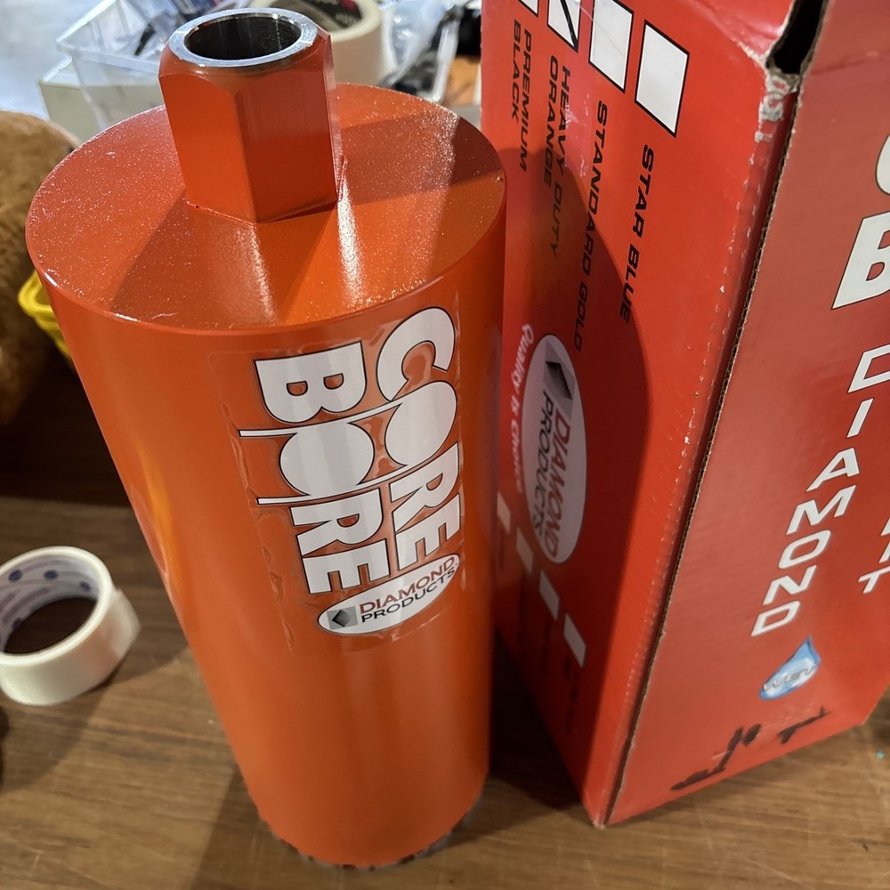 CORE BORE DIAMOND CORE BIT 6” heavy duty orange