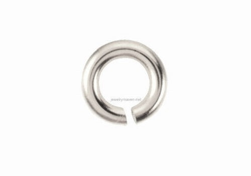 TINY 3mm OD 1.75mm ID Solid PLATINUM 950 22ga gauge OPEN Thin Jump Ring USA MADE
