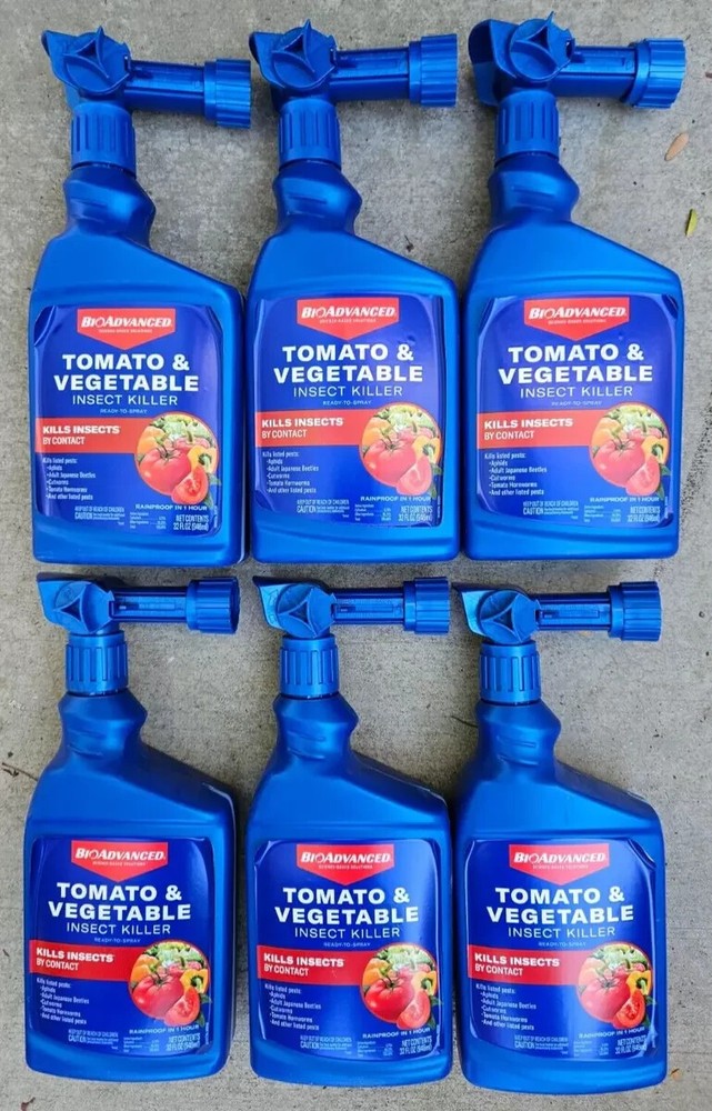 Tomato & Vegetable Insect Killer 32-Ounce 6 Pack