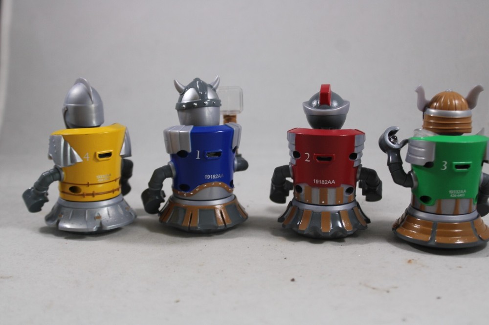 Hexbug Micro Titans Vortex Brawler Bots Samurai and Knight Viking Lot