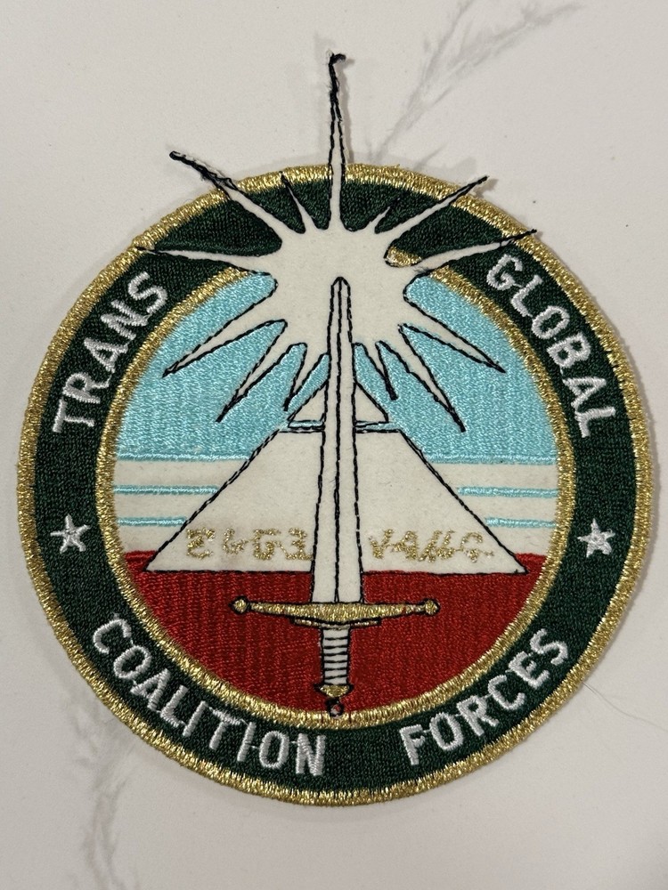 Original Operation Desert Storm Trans Global Coalition Forces US Military Patch