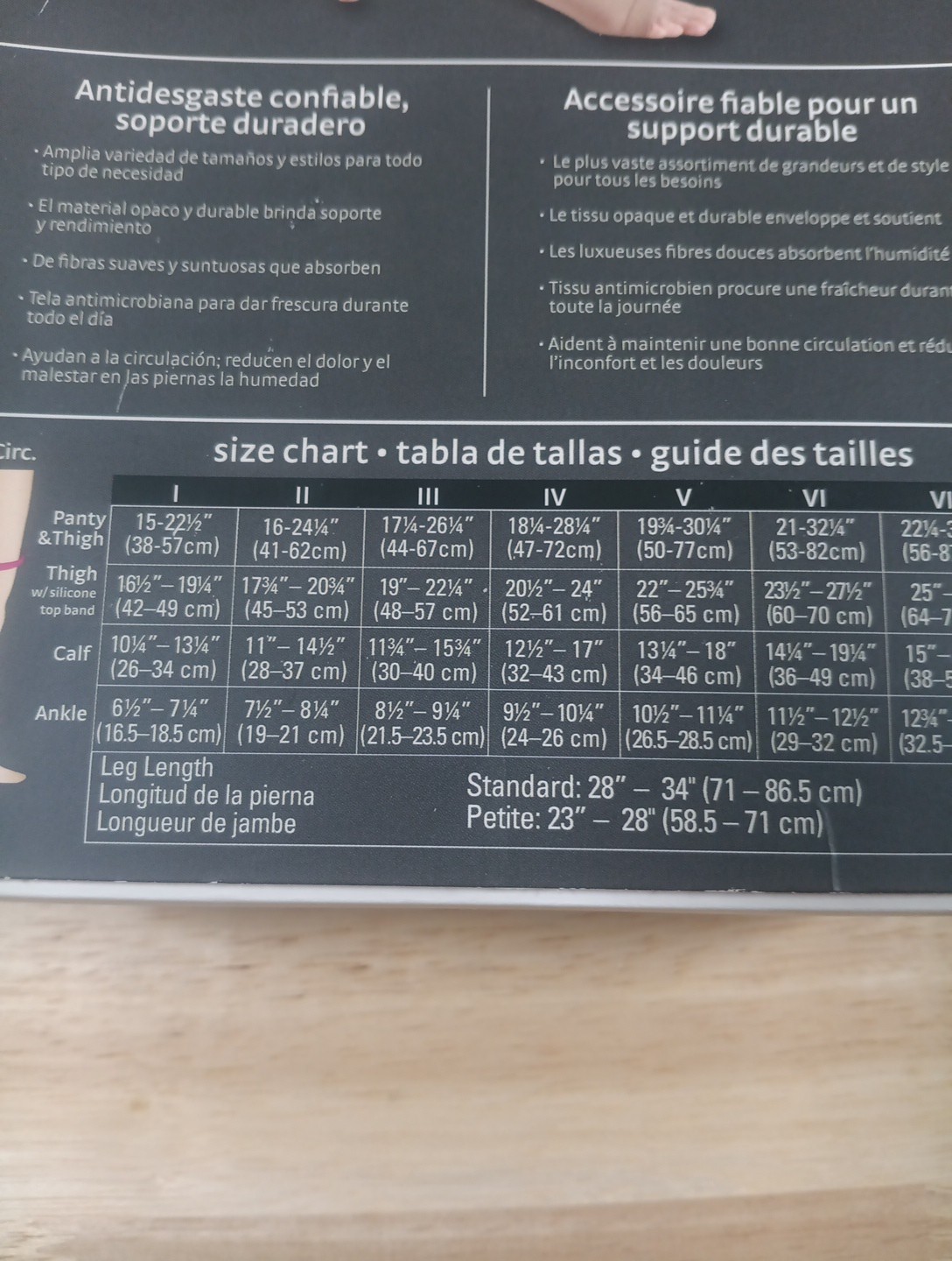 Mediven Compression Stockings Size 6 Open Toe 20-30 Beige New