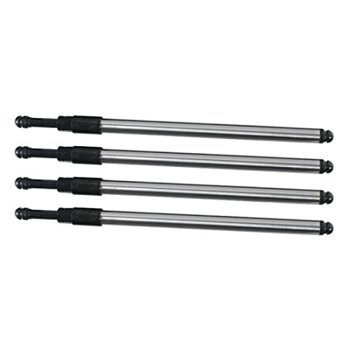 4 PCS Rapid Install Adjustable Pushrod Set Chrome 4pcs Adjustable Pushrods