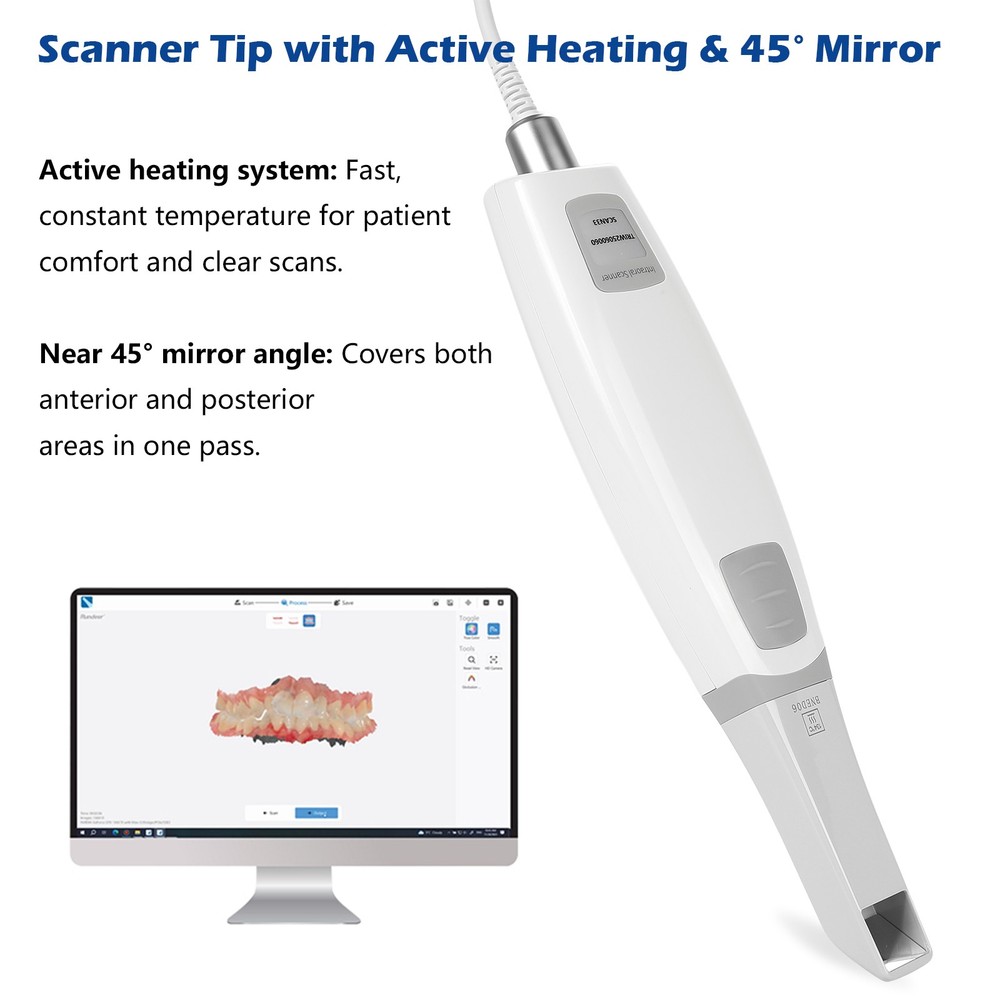 Dental Intra oral Scanner Remote sensing function AI Scanning Software+4 Tips S5