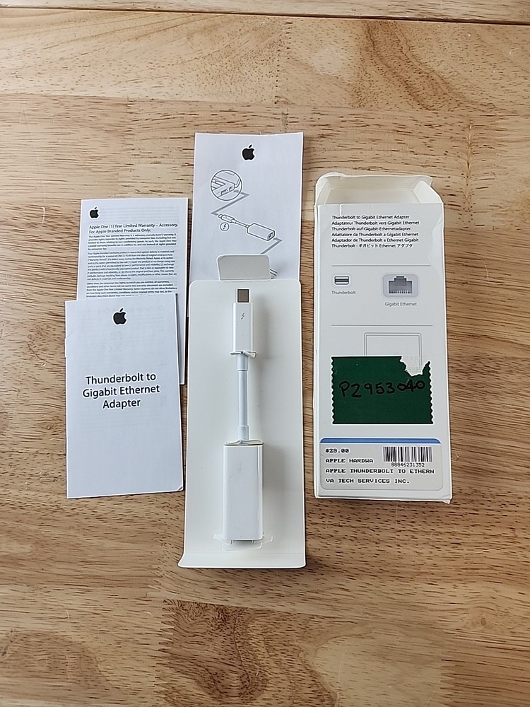 Apple A1433 Thunderbolt to Gigabit Ethernet Adapter