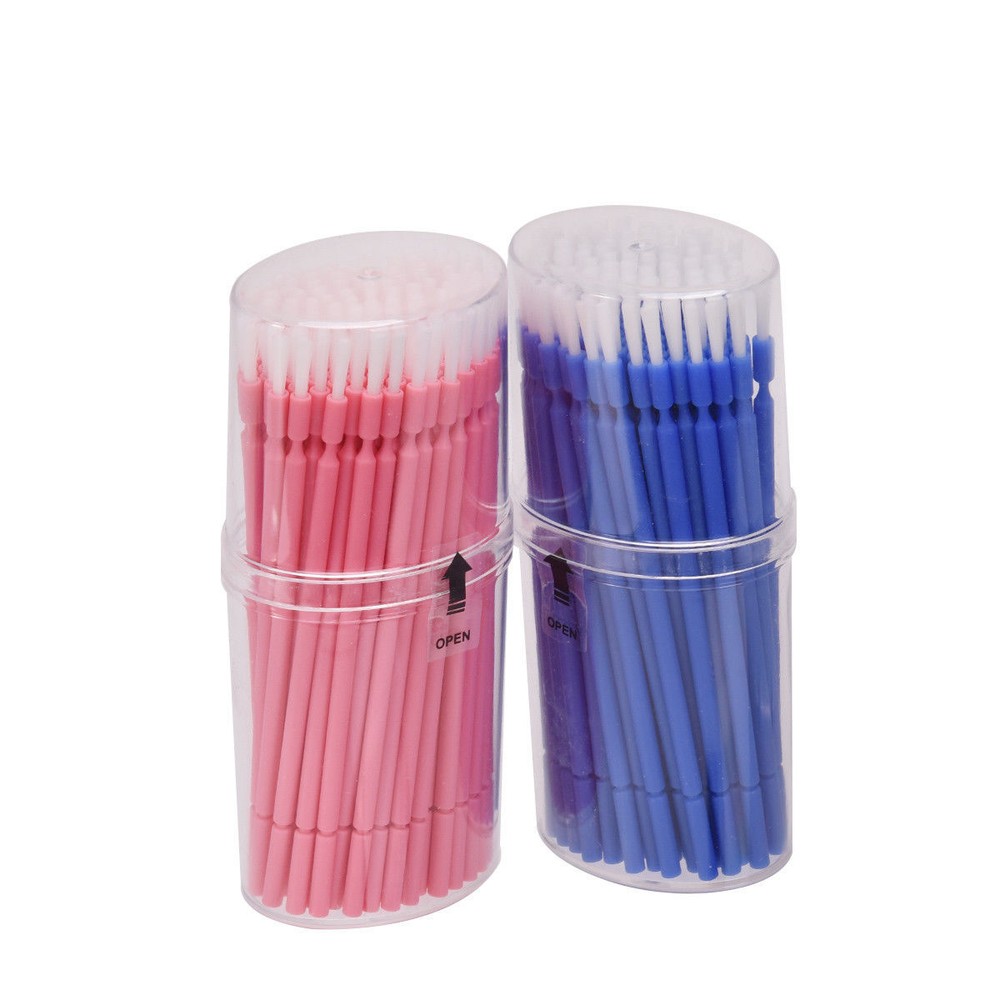 Dental Disposable Microbrush Applicator Micro Tip Brush Long Handle Gingival