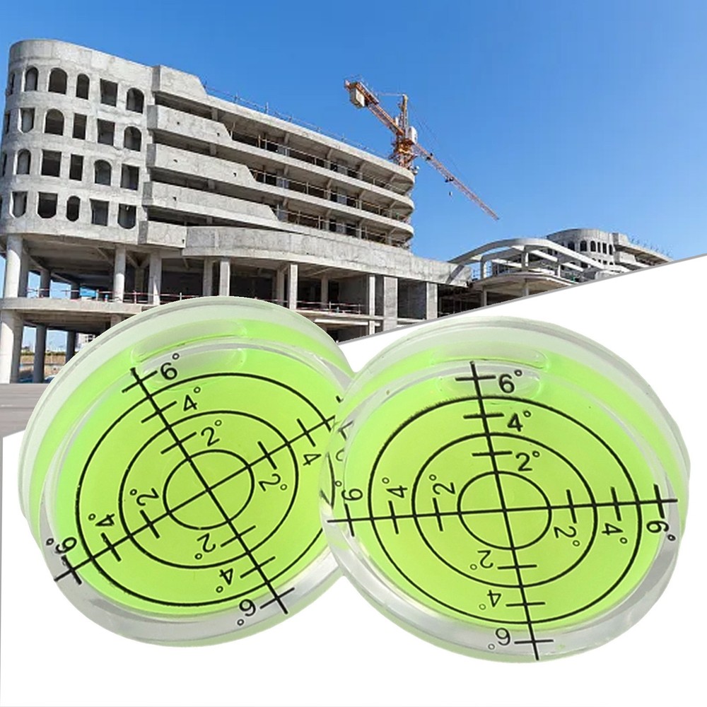 Professional Horizontal Bubble Level 2pcs 32x7mm Precision Bubble Level