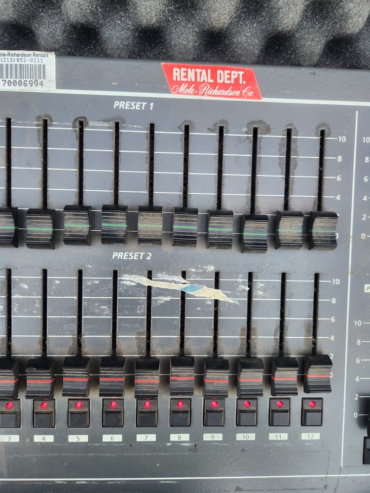 Jands Electronics “Stage 12” 12-Channel DMX Light Control Board W/CASE