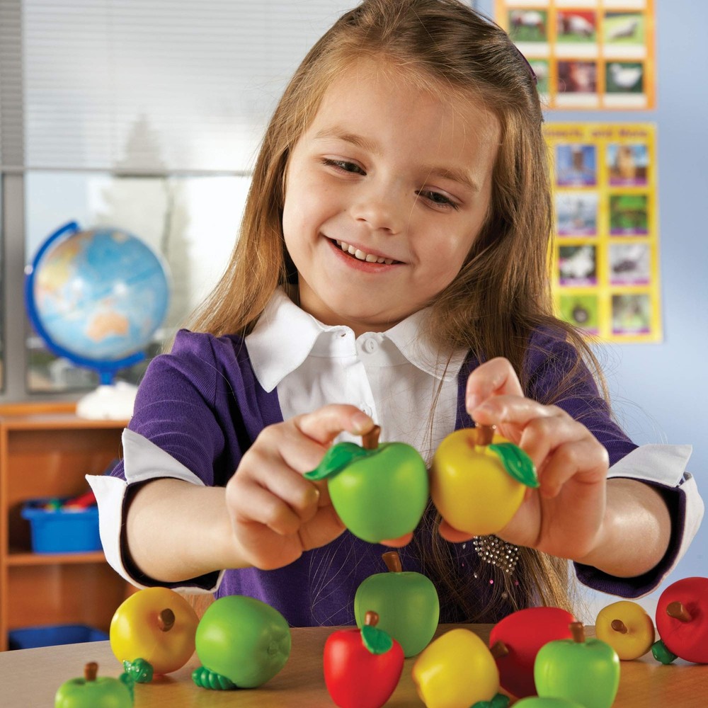 Learning Resources Attribute Apples - Preschool 1.75 inches, Multi-color
