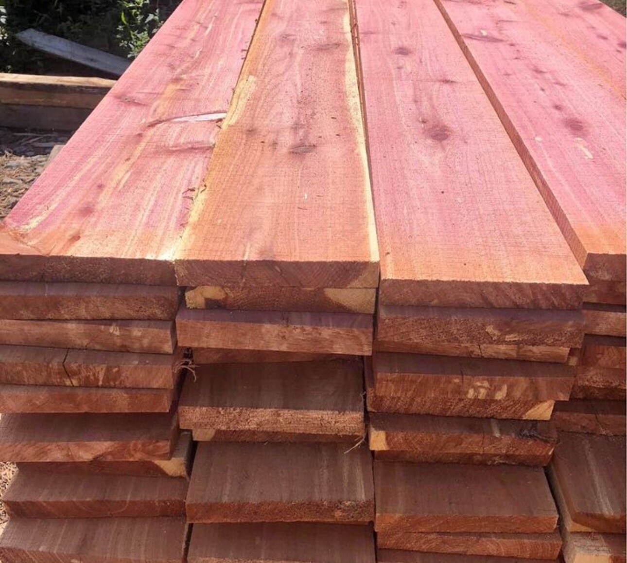 30 Pieces Red Cedar Boards 1X5X48