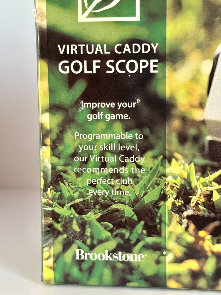 Brookstone Virtual Caddy 5 x 20 Digital Magnification Golf Scope Rangefinder
