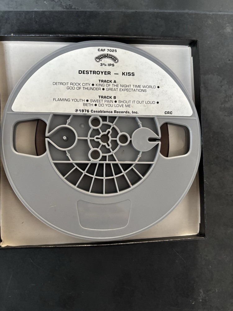 KISS DESTROYER REEL TO REEL TAPE 1976 AUCOIN