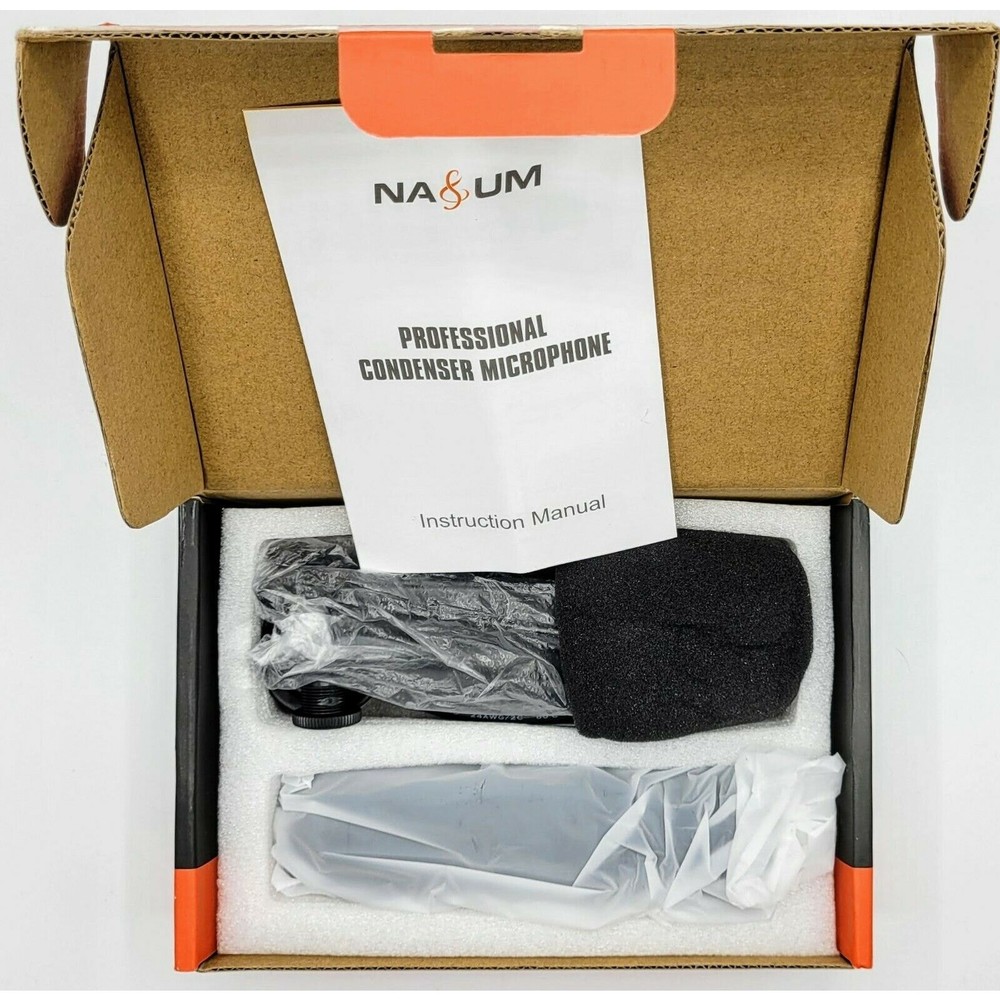 NASUM USB Microphone for Computer, Enhanced Condenser Microphone - Plug and Play