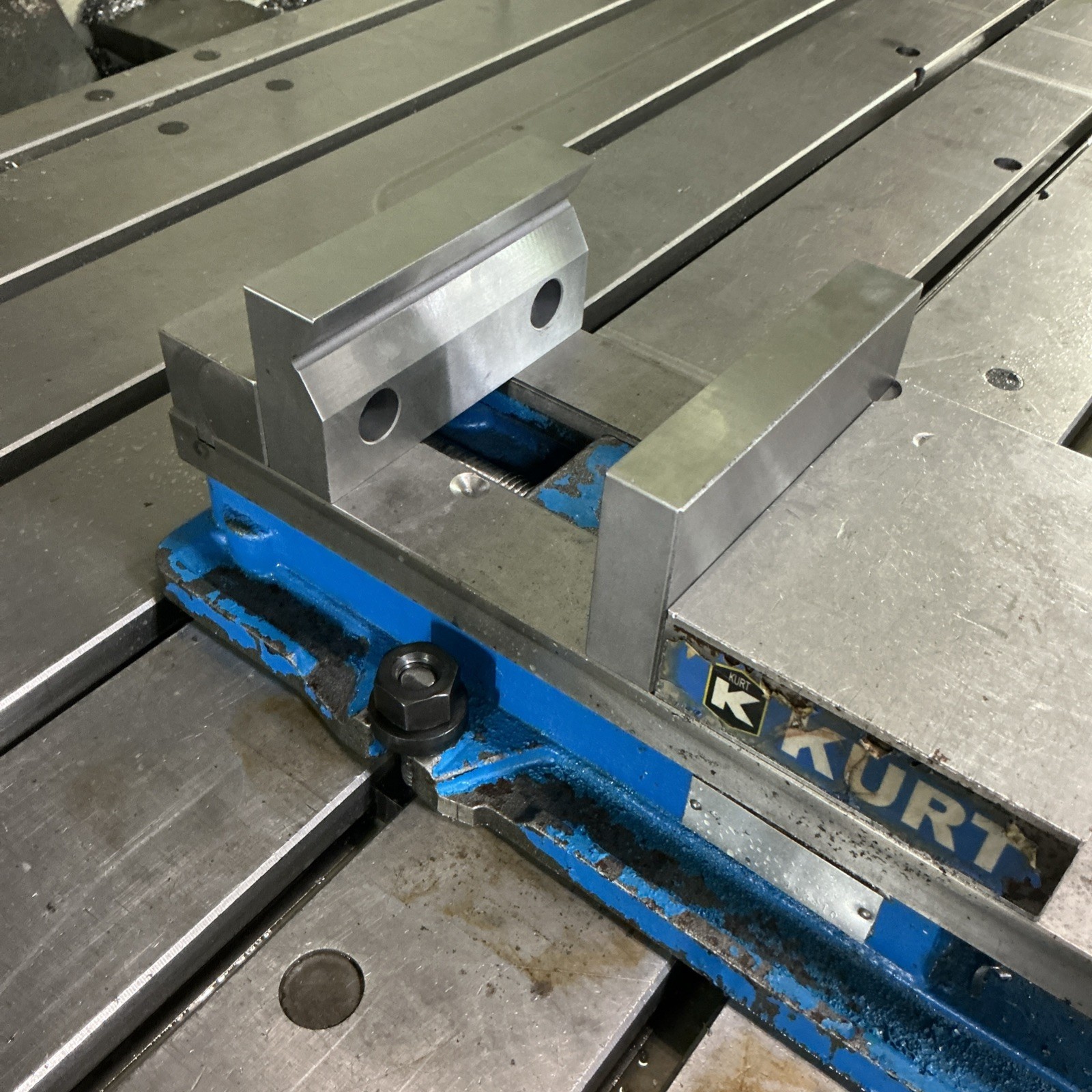 Tall 6” Horizontal V Jaw For Kurt Vises 4140 Heat Treated & Precision Ground USA