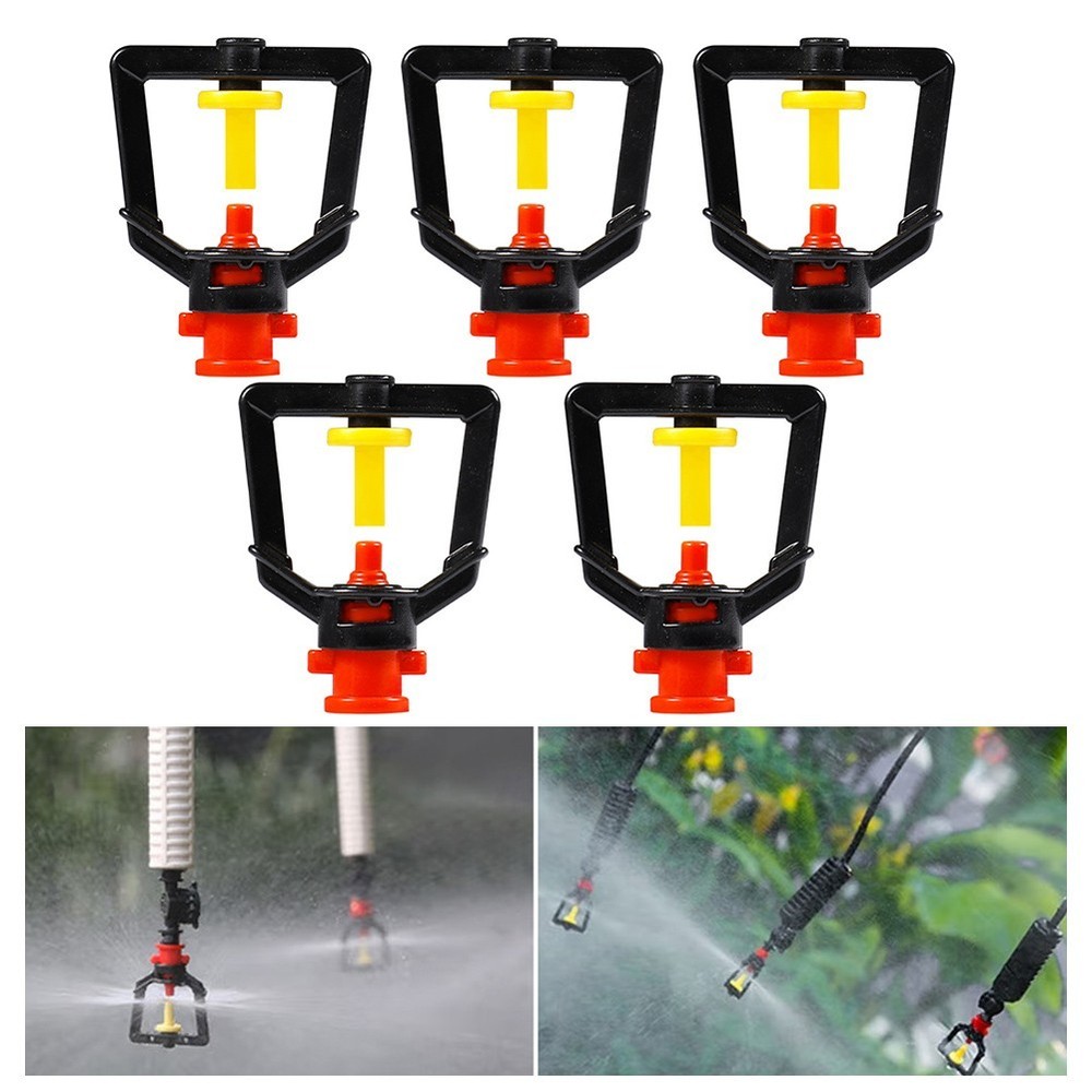 Garden Irrigation 5pcs Misting System with Wide Coverage and Easy Setup