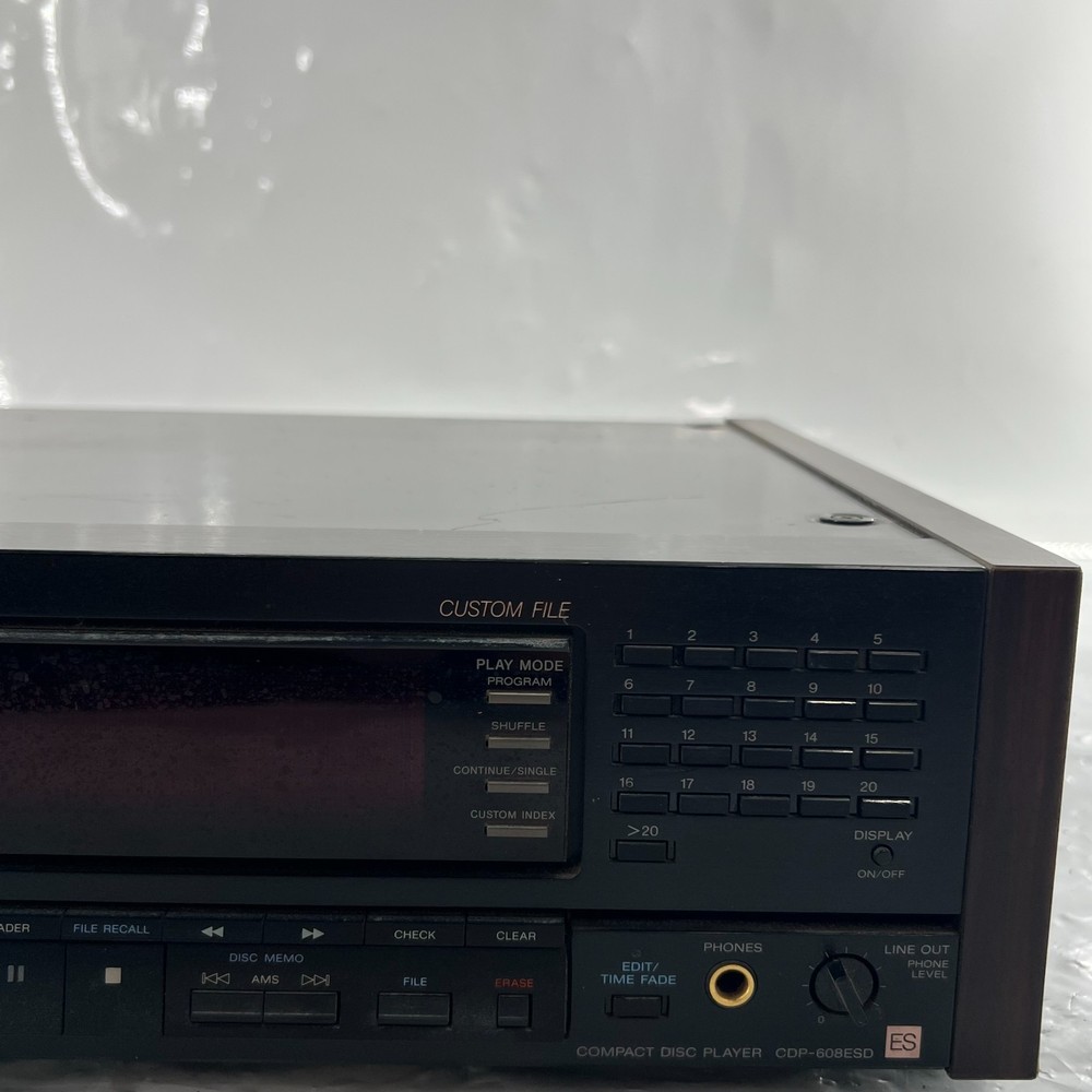 Sony CDP-608ESD Compact Disc Player For Parts