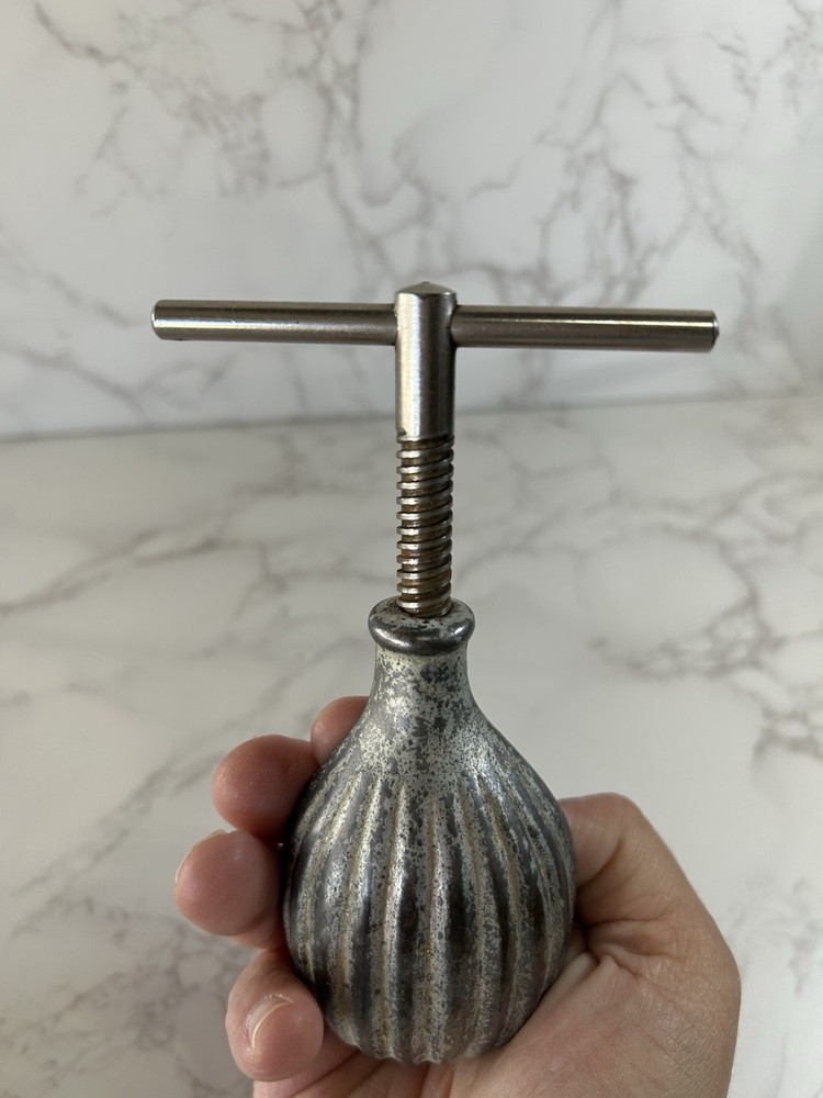Vintage Metal T Handle Nutcracker