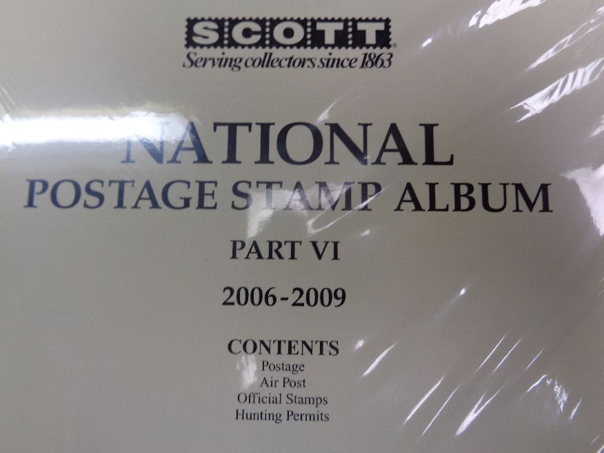 Scott US National Stamp album collection pages supplement 2006-2009 pt 6 100NTL6