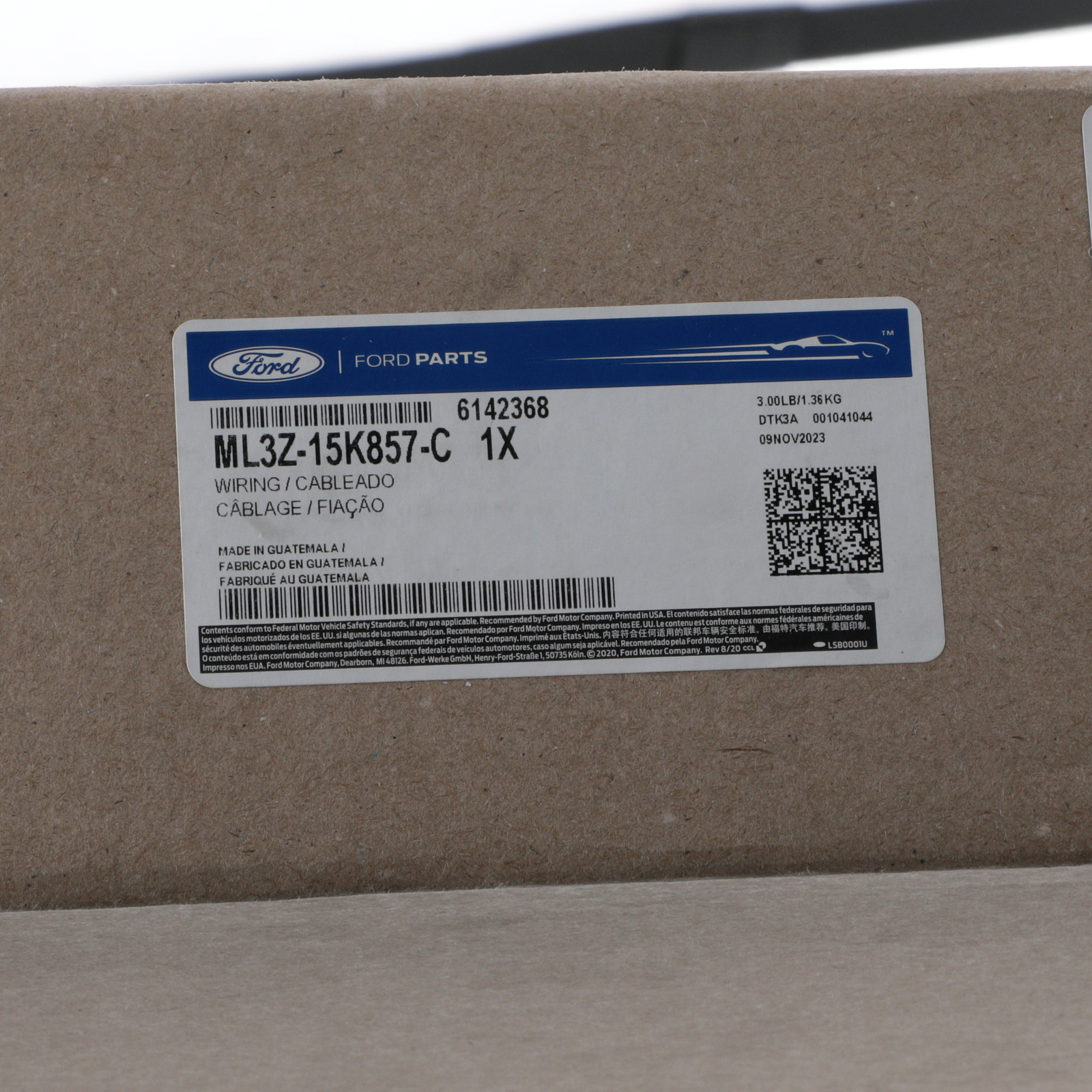 OEM NEW Ford F-150 2021-2024 ABS Wheel Speed Sensor Wire Harness ML3Z-15K857-C