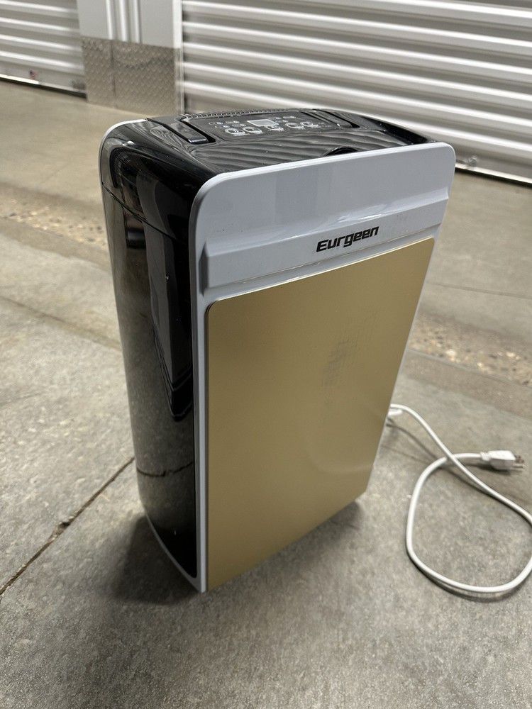 Compact 20 Pint Portable Dehumidifier with Humidity Sensor, Timer, 2 Speed