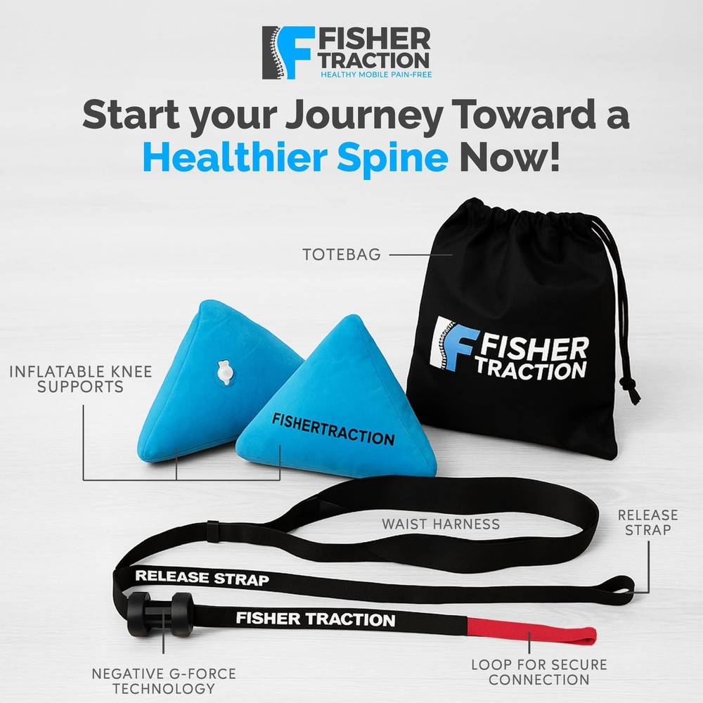 Lower Back Decompression Device – Lumbar Traction for Spinal Decompression – ...