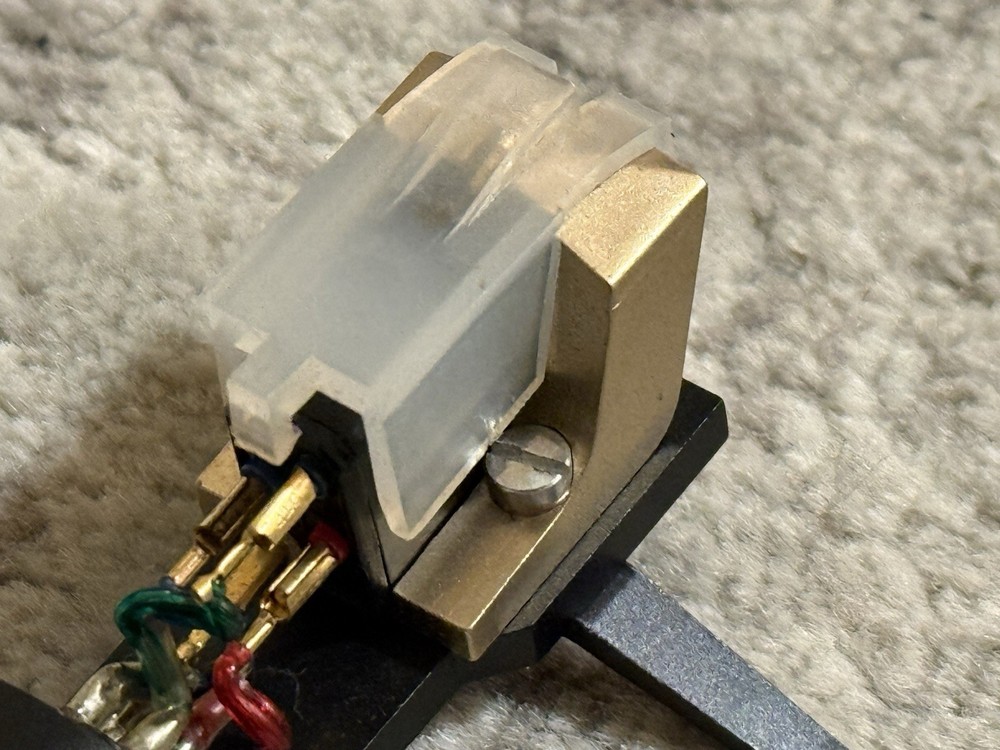 Technics EPC 305MC CARTRIDGE & AUDIOCRAFT HEADSHELL BORON PIPE TESTED & WORKING